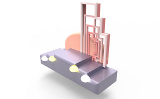 c4d展台粉色海报模板_女王节c4d展台粉色柔色马卡龙色3D侧面免扣