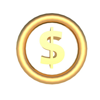 美元硬币尺寸对比海报模板_美元的符号图标