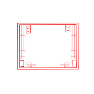 中国风边框之复古古典方框