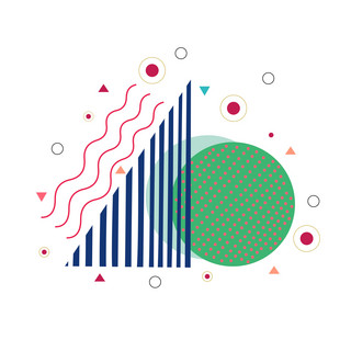 波普风几何图形装饰元素