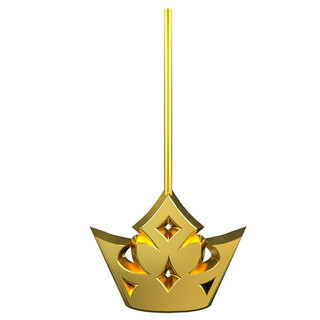 王冠海报模板_女王节王冠C4D精致金色金属挂饰