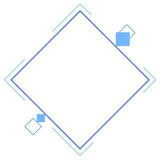 简约蓝色科技边框海报模板_蓝色科技线框矢量图