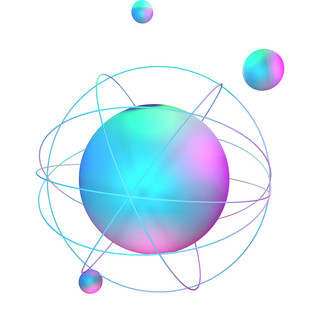 蒸汽波免费海报模板_c4d立体蒸汽波球免费下载