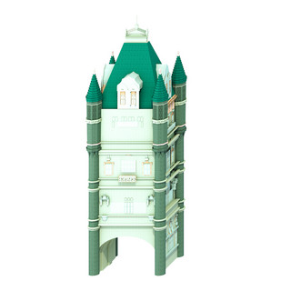 绿色城堡塔楼