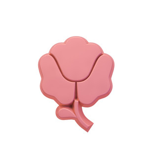 C4D妇女节粉色立体花骨朵装饰