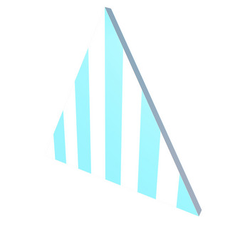 创意几何蓝色三角形