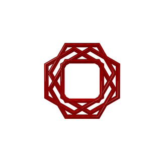 C4D创意红色中国风立体装饰边框