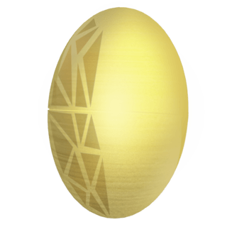 金丹和鸡蛋海报模板_金色鸡蛋