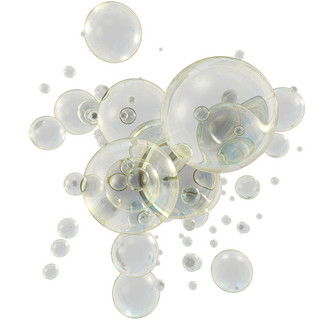 气泡png海报模板_圆形透明气泡png