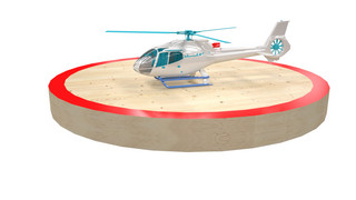 卡通小飞机海报模板_卡通简约直升机玩具