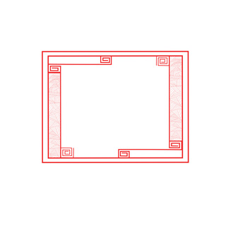 方框海报模板_中国风边框之复古古典方框