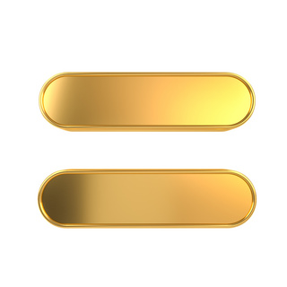 金色金属质感海报模板_C4D金属质感立体等于号元素