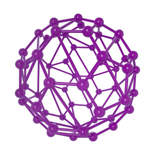 重金属分子海报模板_C4D立体化学分子