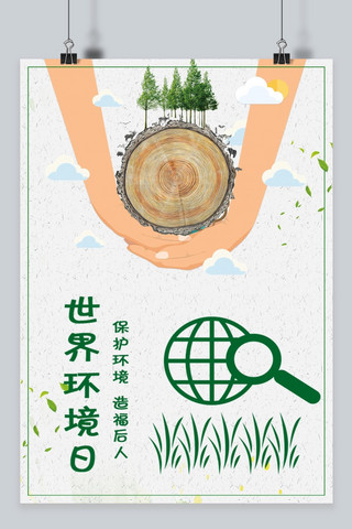 千库原创环境保护日海报