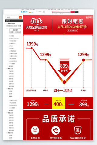 双11关联电商海报模板_关联销售电商详情页