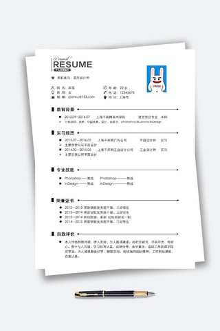 网站运营经理主管大学生求职简历