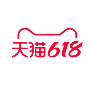 k字母logo海报模板_618天猫 红色电商logo