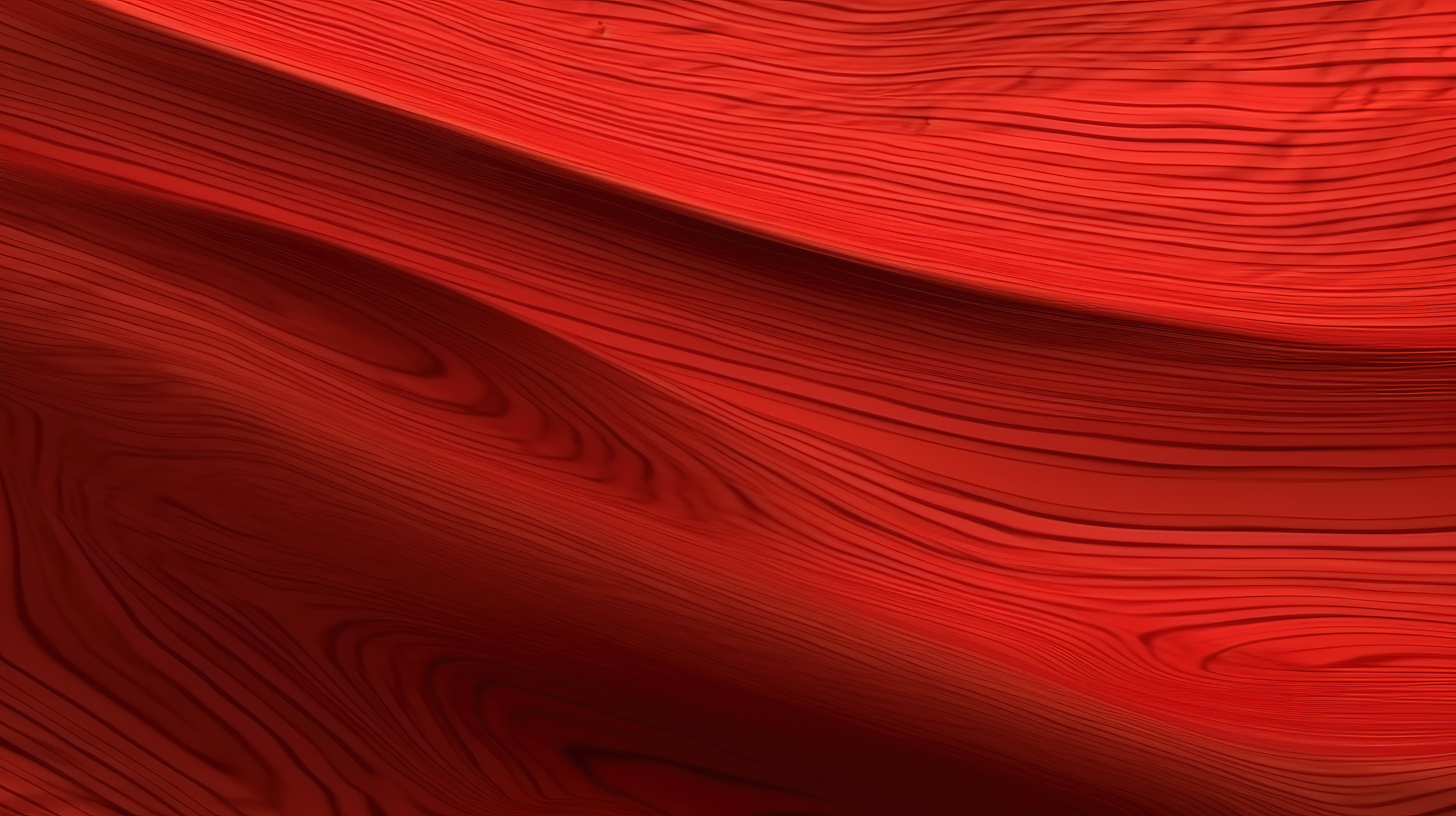 以 3d 呈现的高品质红色弯曲木材纹理图片
