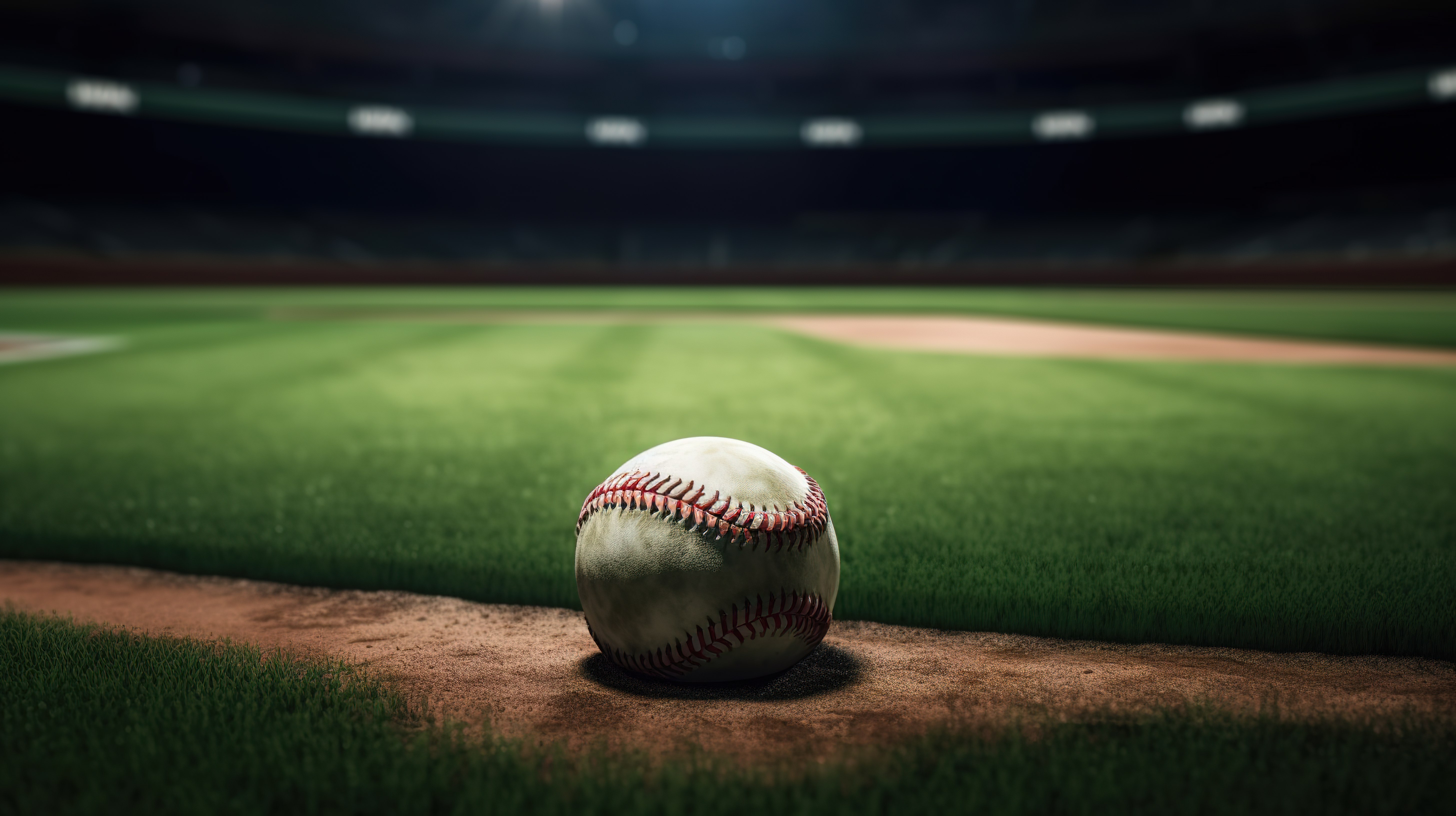 运动背景与 3d 渲染棒球场图片