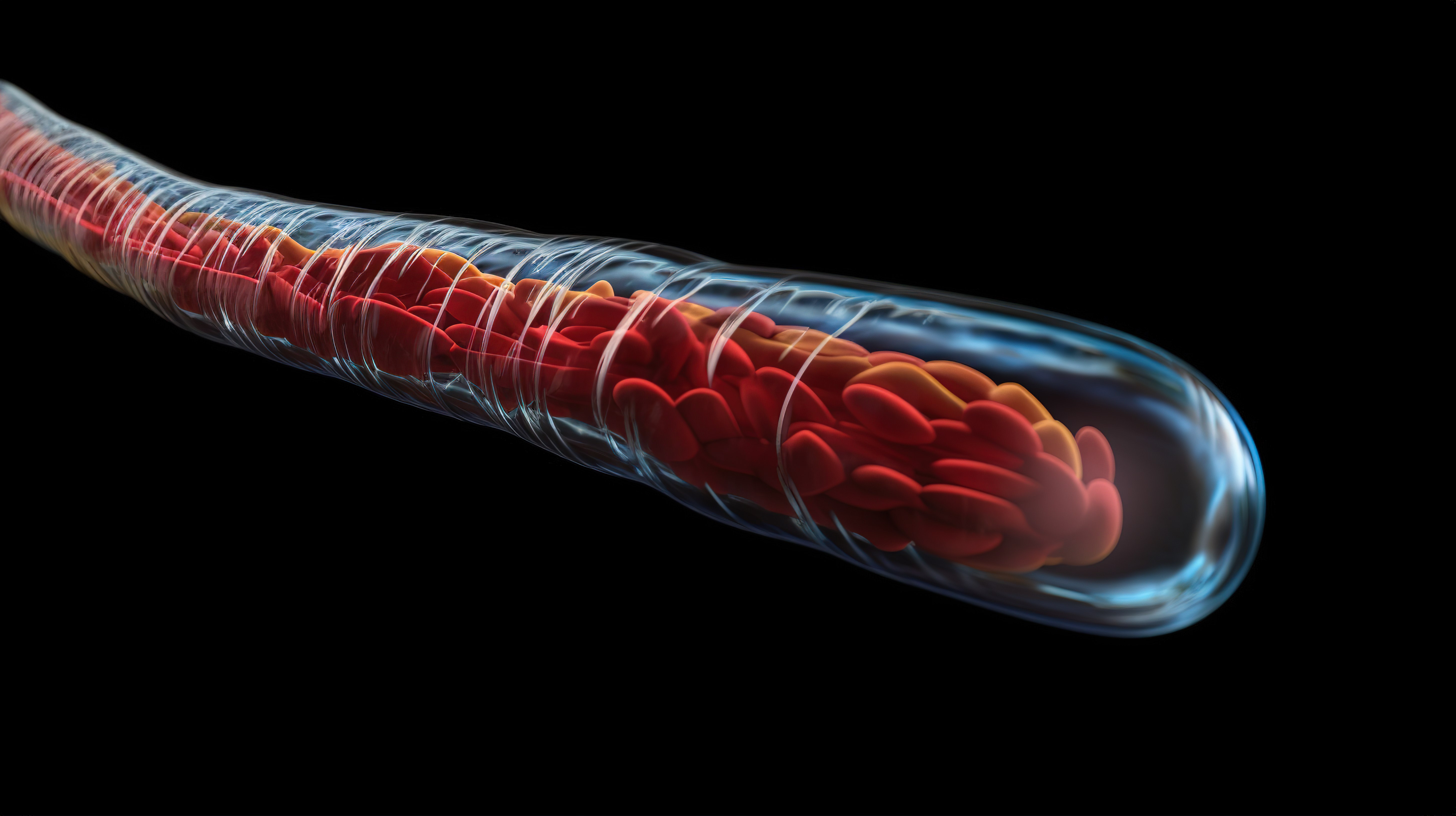 用于球囊血管成形术的 3d 图示支架或导管图片