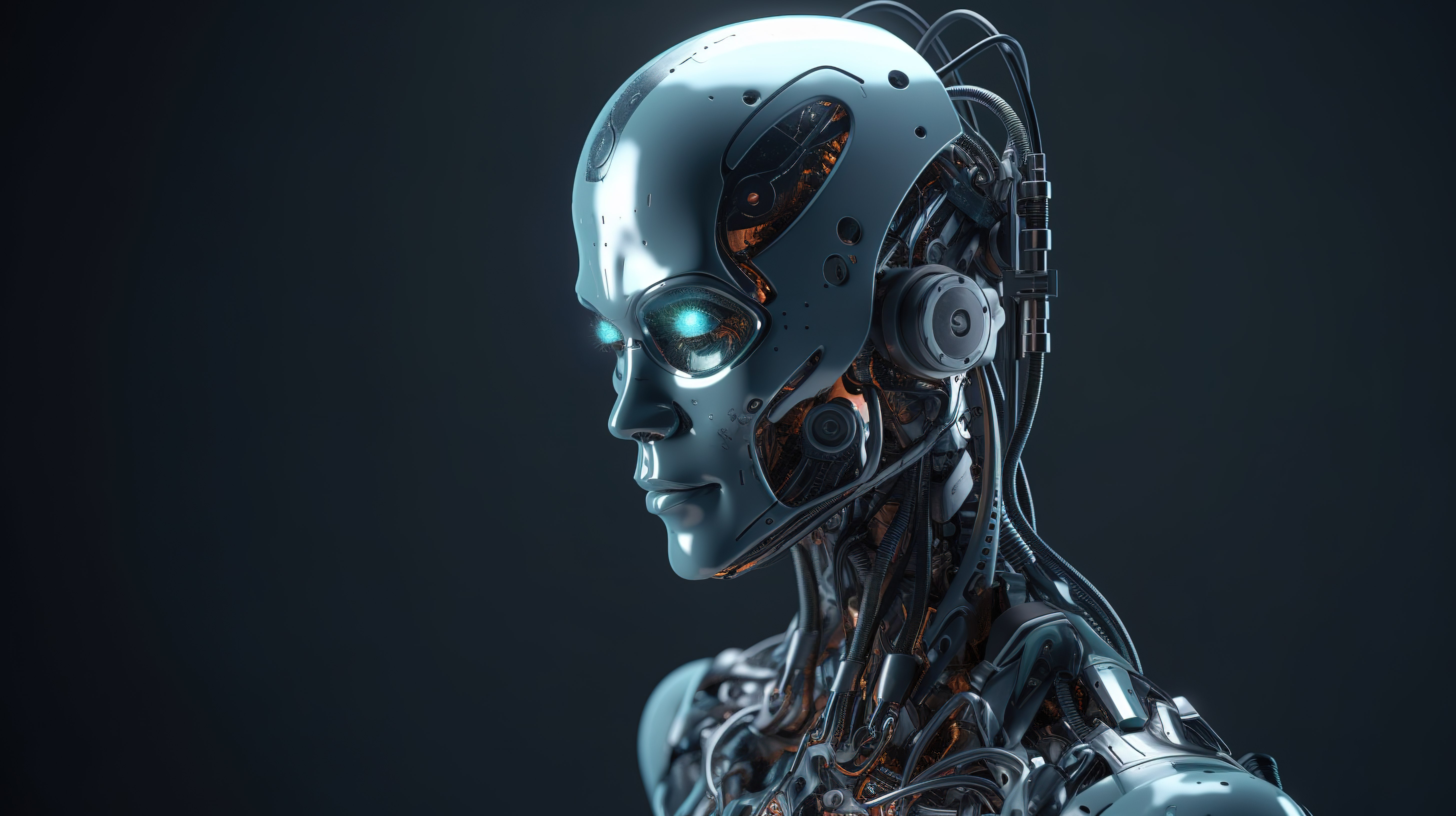 通过 3D 渲染和人工智能研究探索机器人和半机械人的未来图片