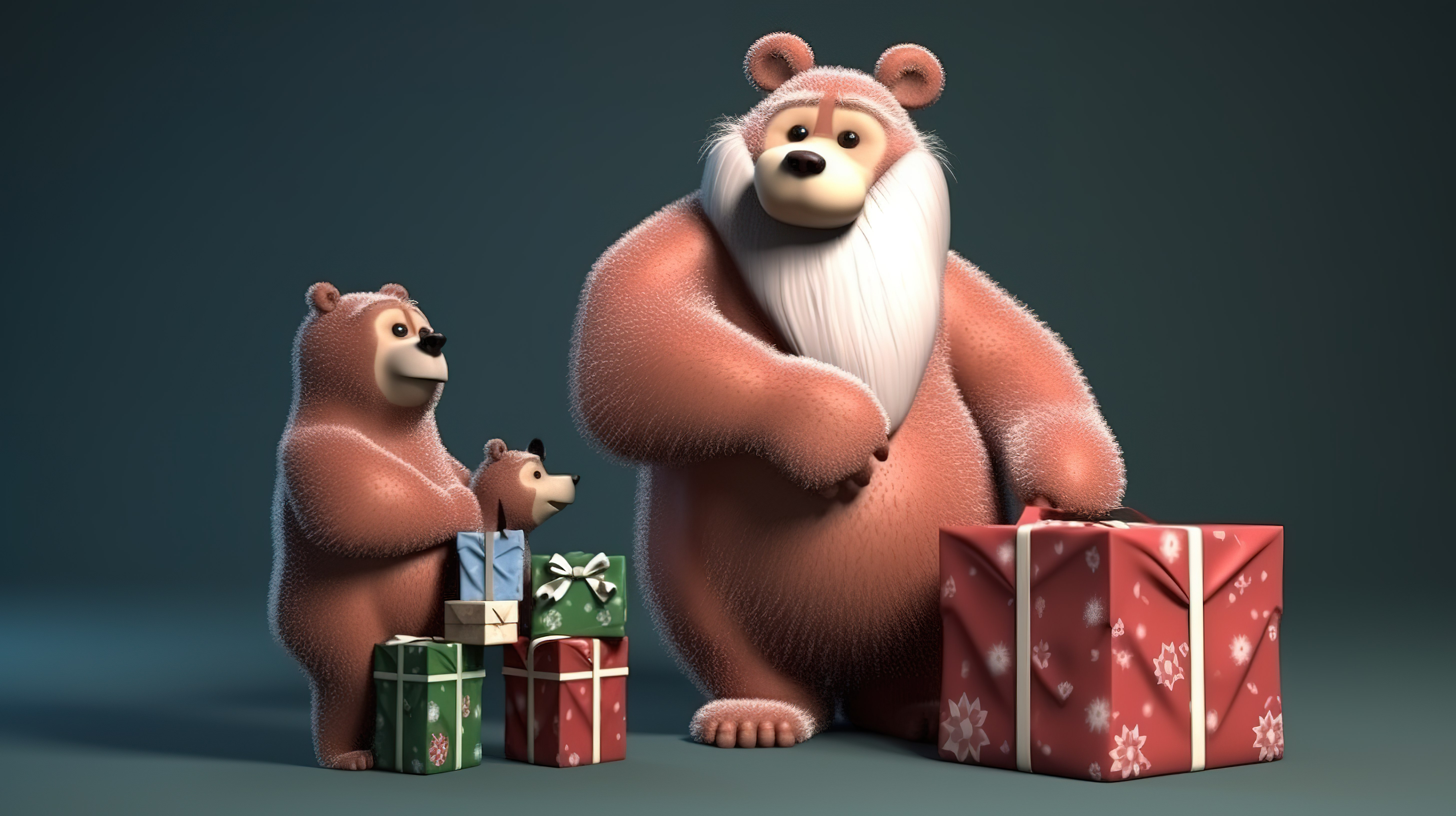 令人惊叹的熊爷爷用 3D 艺术作品为孩子和成人带来礼物图片