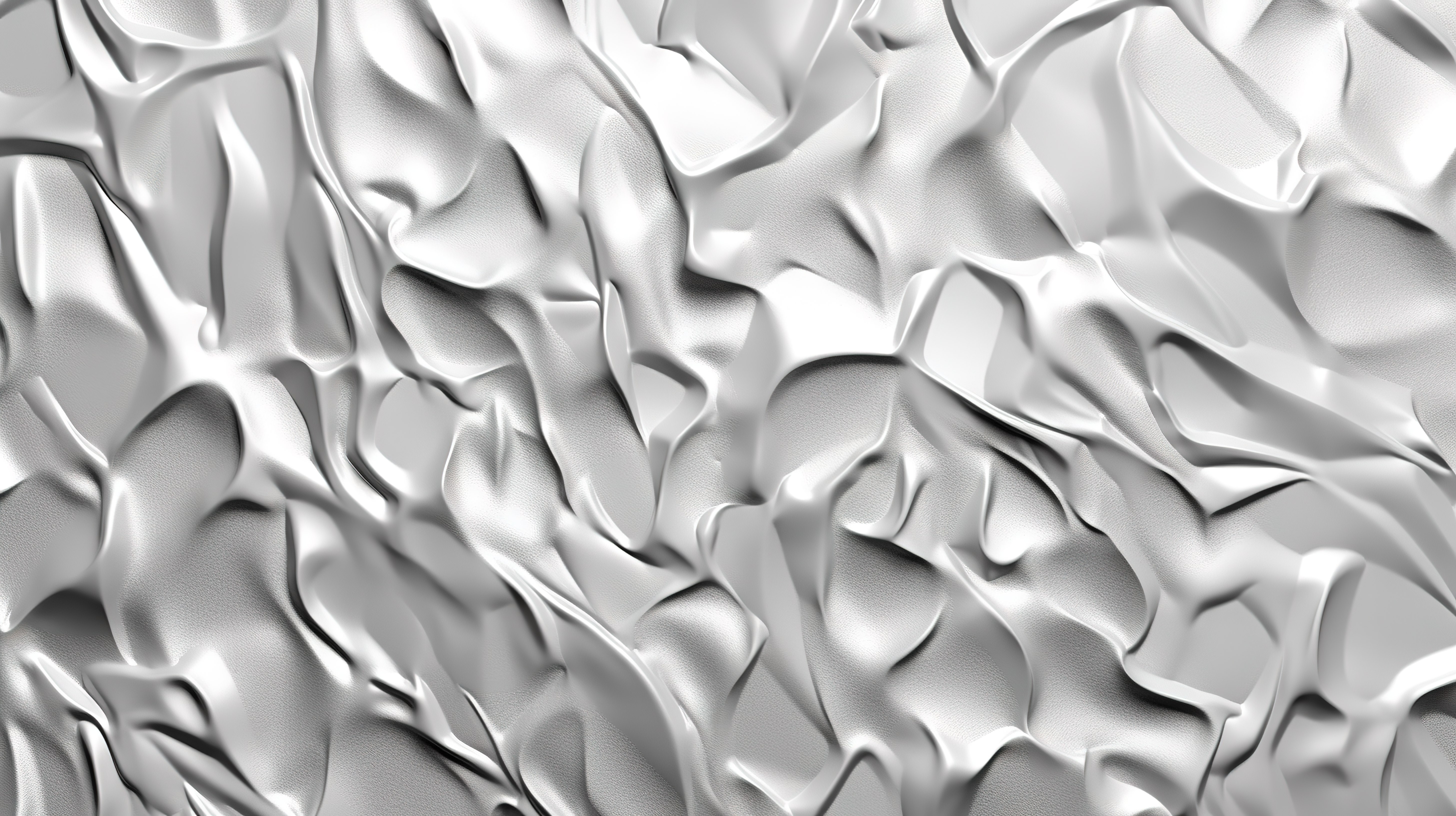 金属 3D 壁纸 质感银白色墙面饰面图片