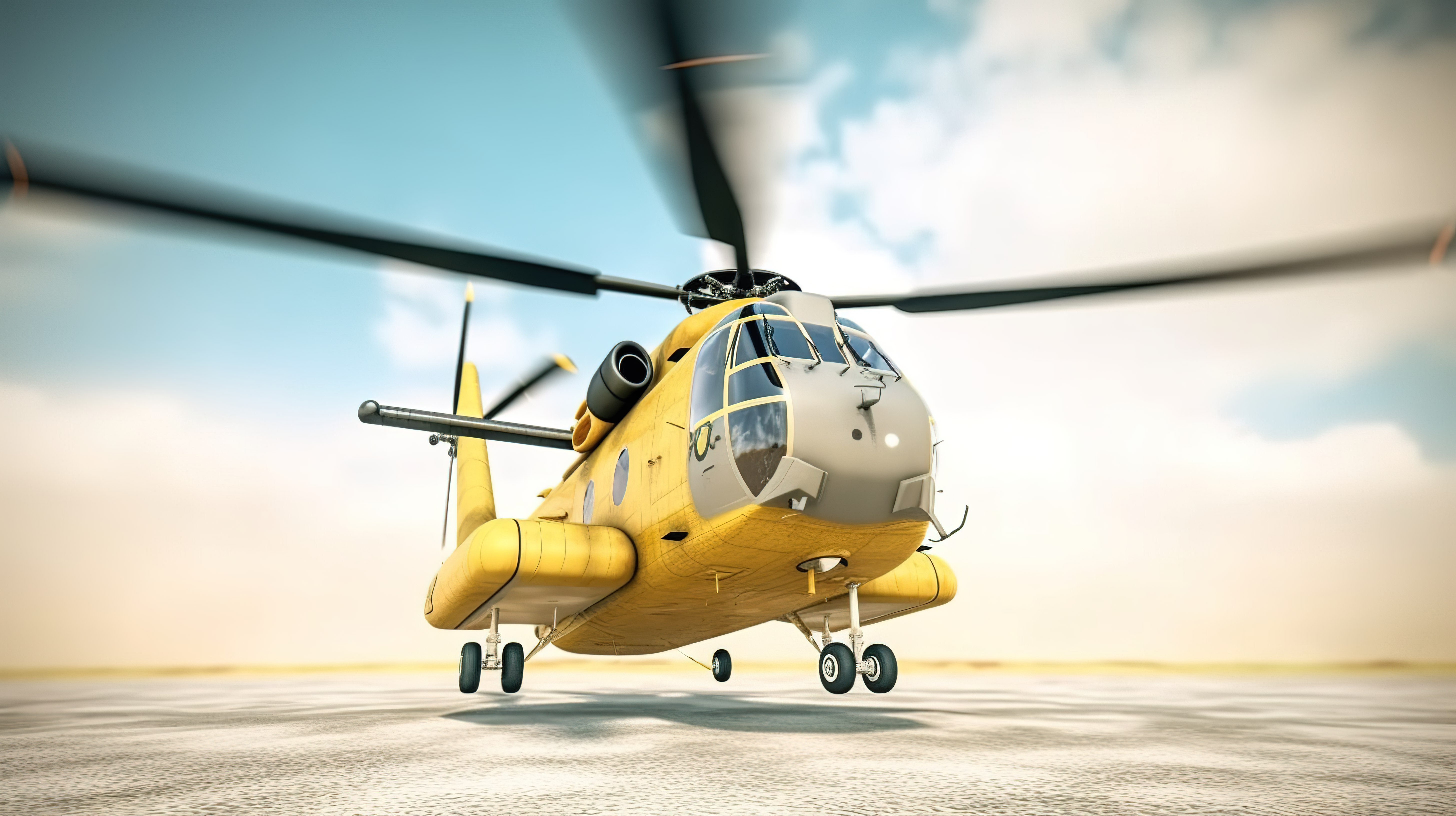 用于军事运输或救援行动的 3d 渲染直升机图片