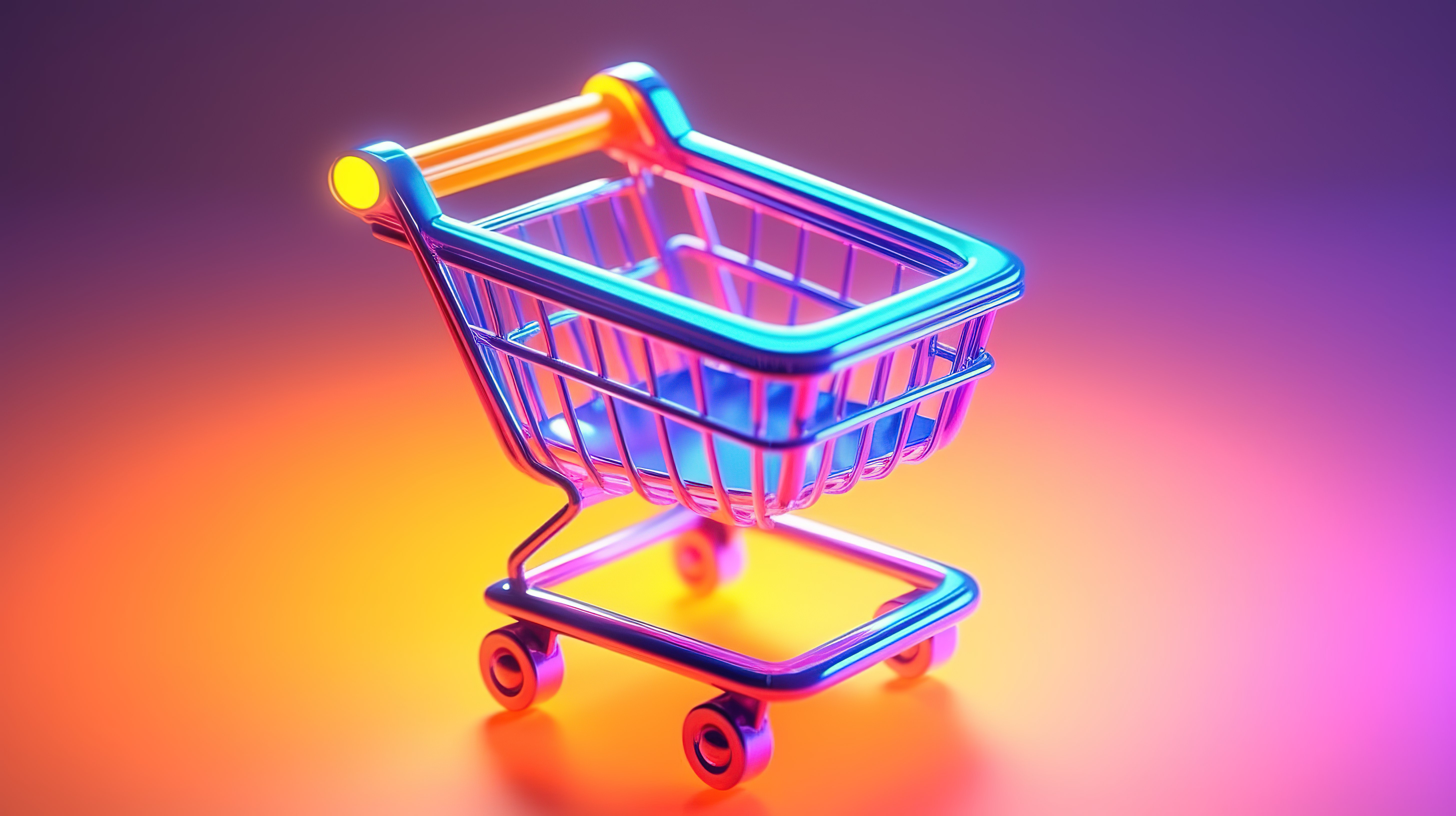 购物车的 3d 图标 3d 渲染的商店手推车篮超市品牌图片