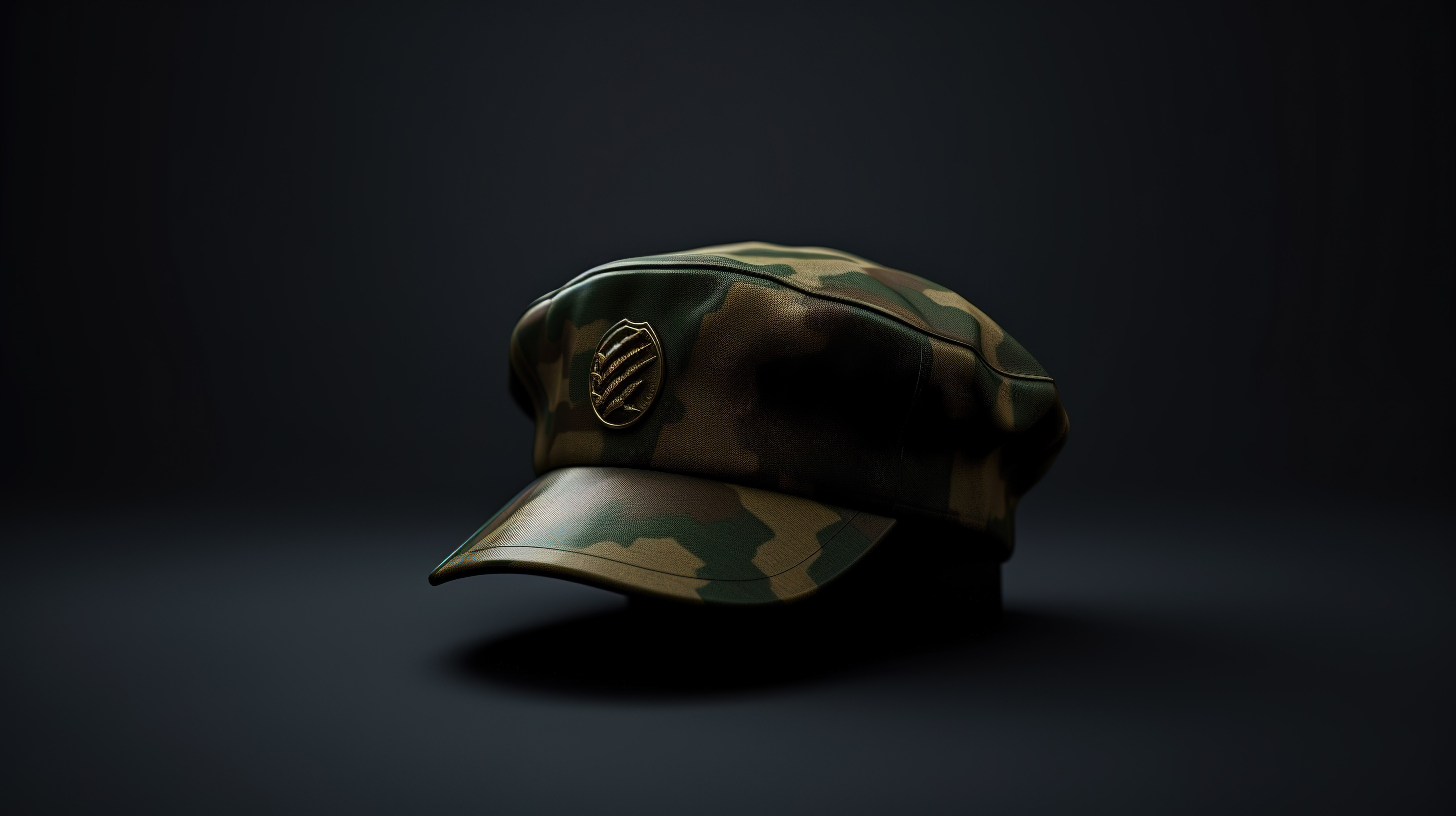 军帽 3D 建模图片