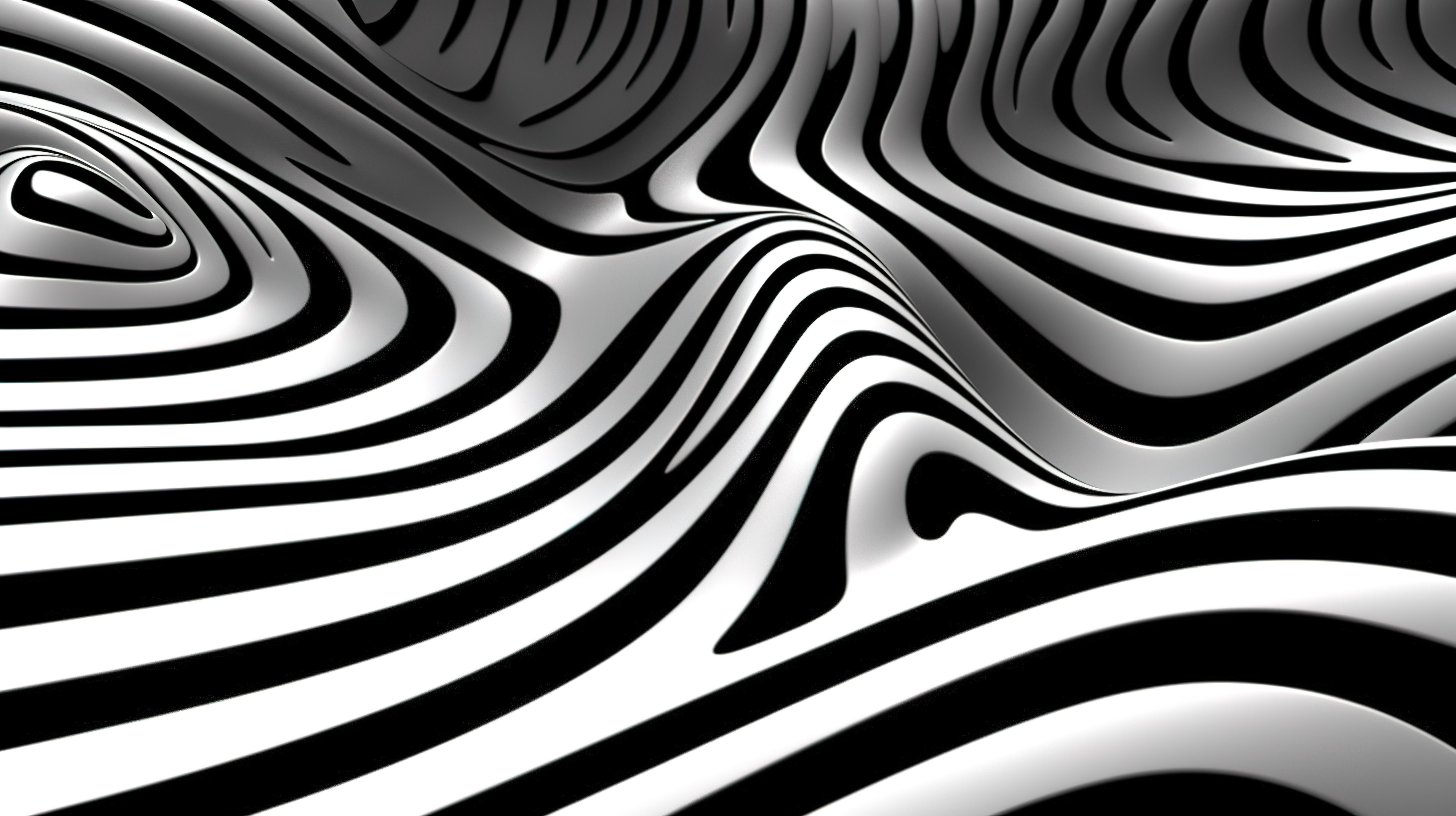 3d 渲染的斑马线抽象图案图片