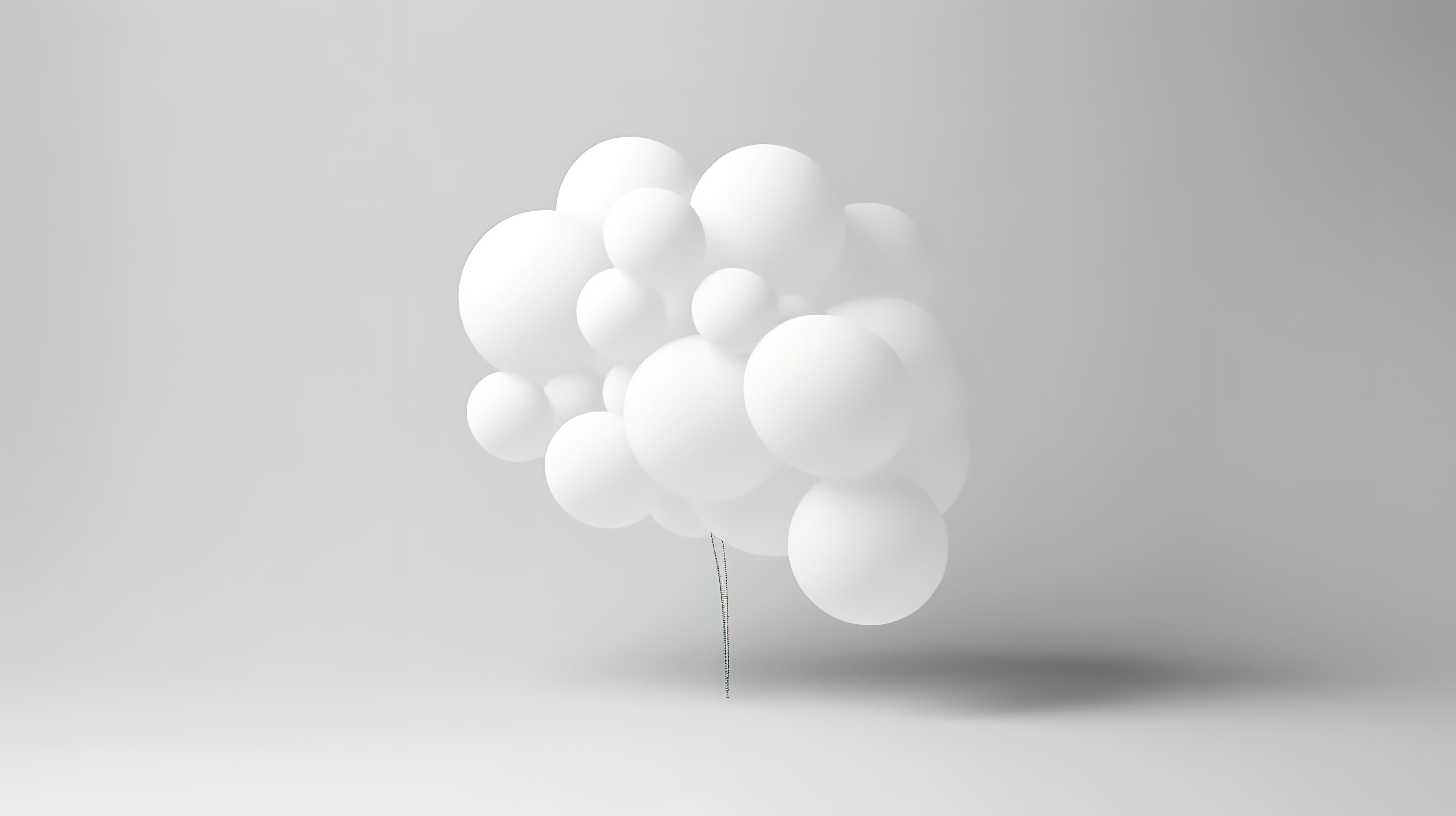 白色背景上的语音气泡或气球的 3d 渲染图片