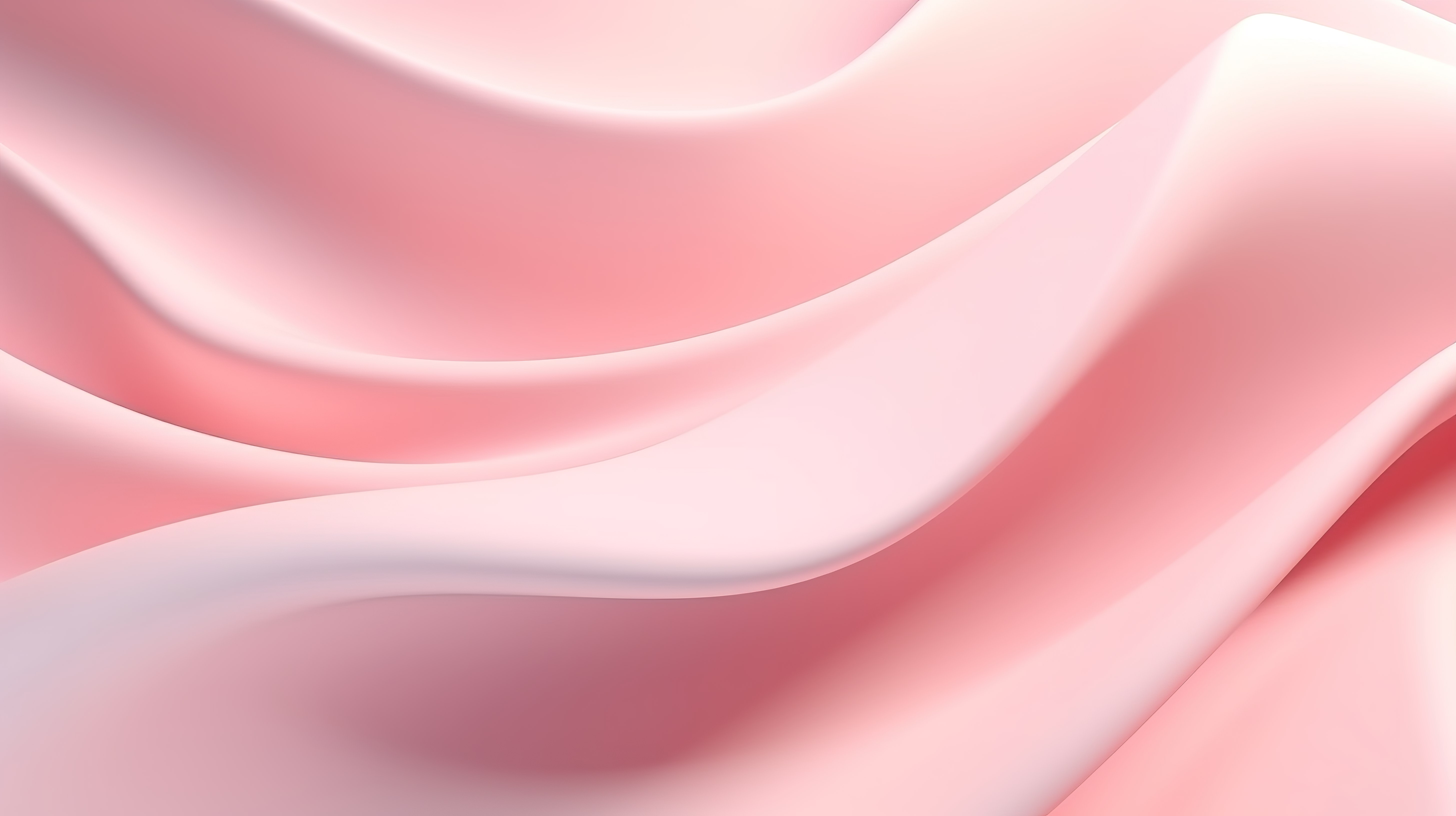 淡粉色抽象背景 3d 渲染的优雅软渐变波图片