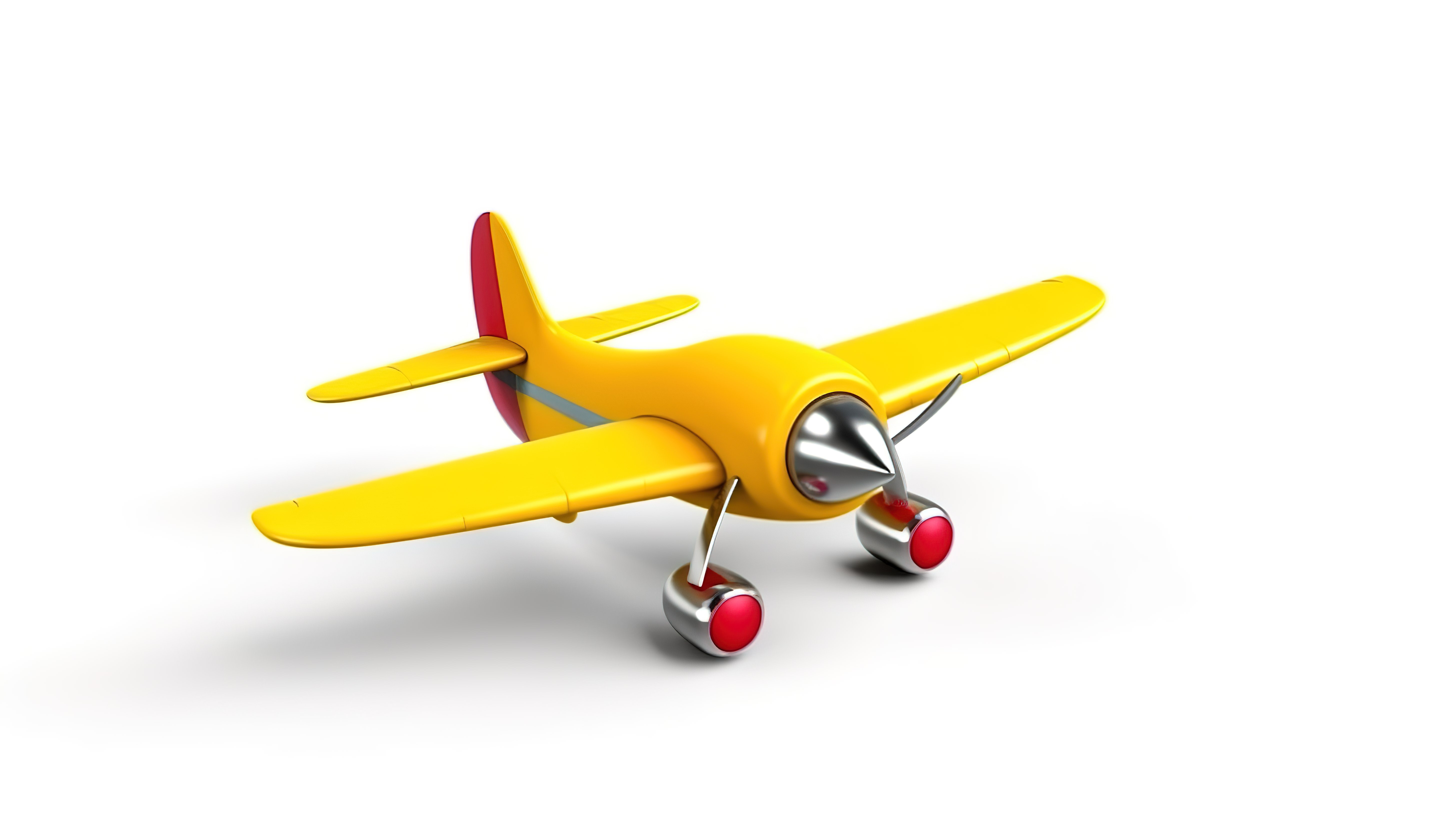 未填充的机载促销 3D 渲染白色背景卡通喷气机与空横幅图片