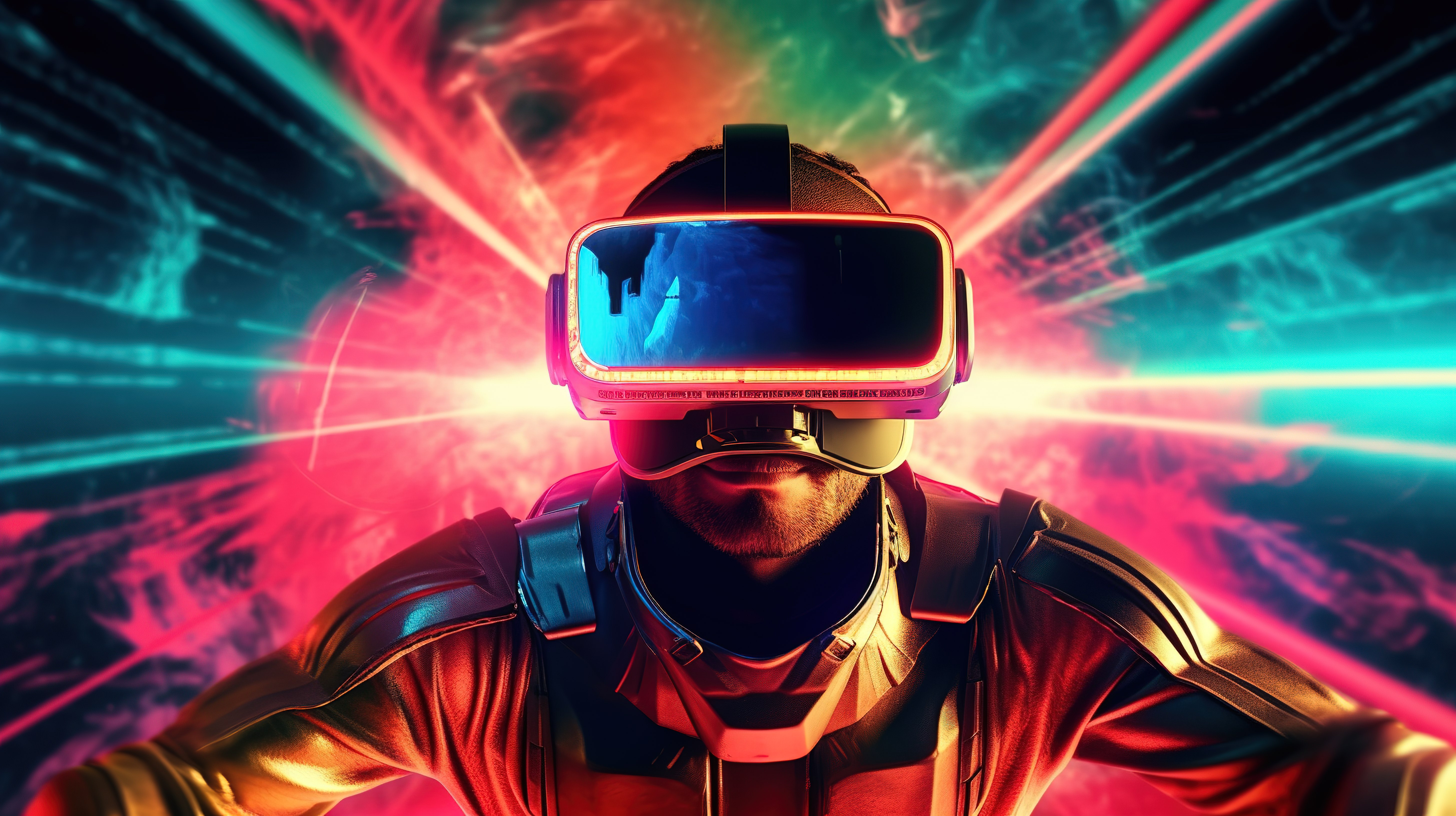 体验沉浸式娱乐游戏电影观看和 VR 眼镜带来的迷人 3D 体验图片