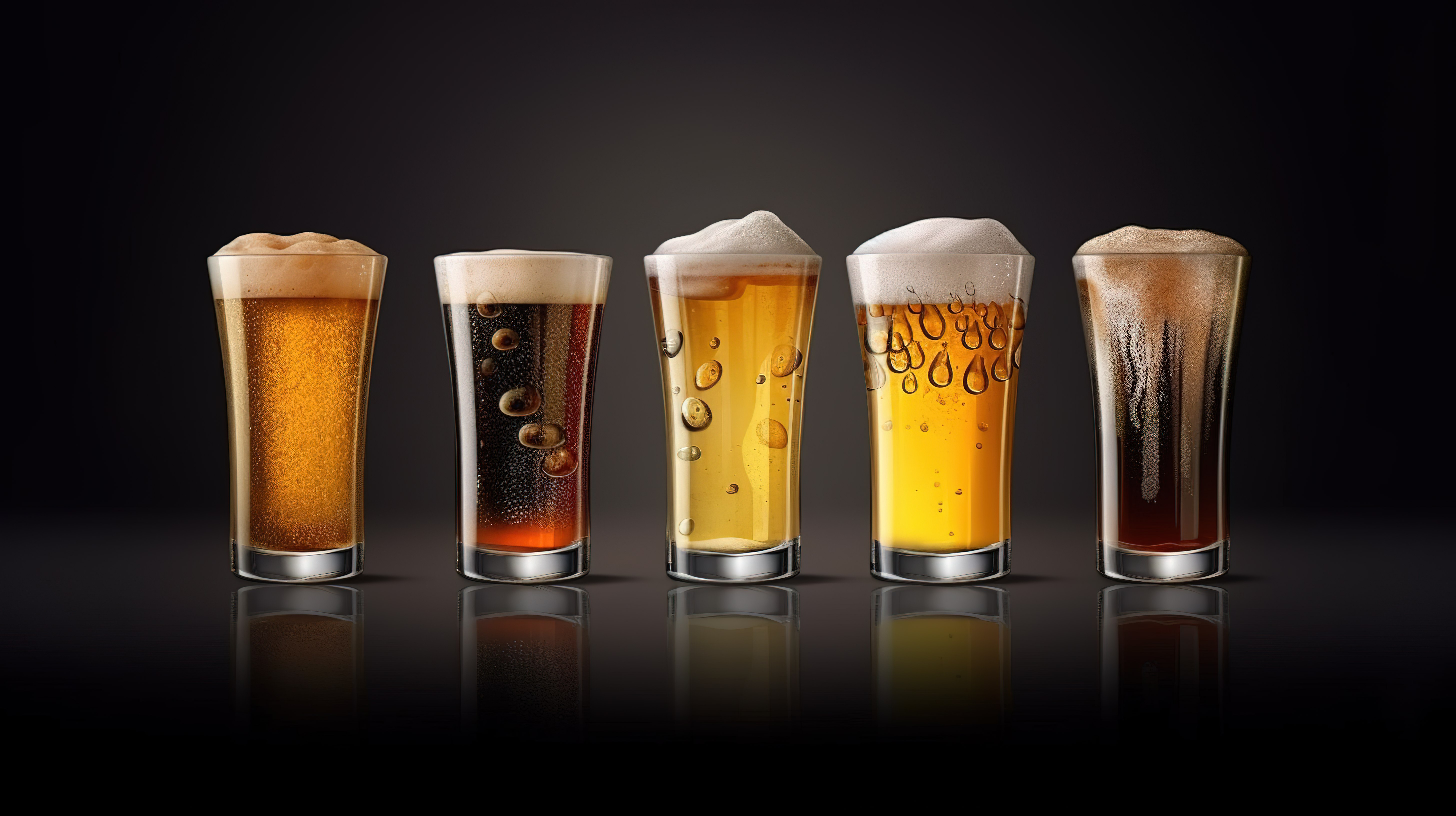 3d 啤​​酒插图在三个维度上设置视觉享受图片