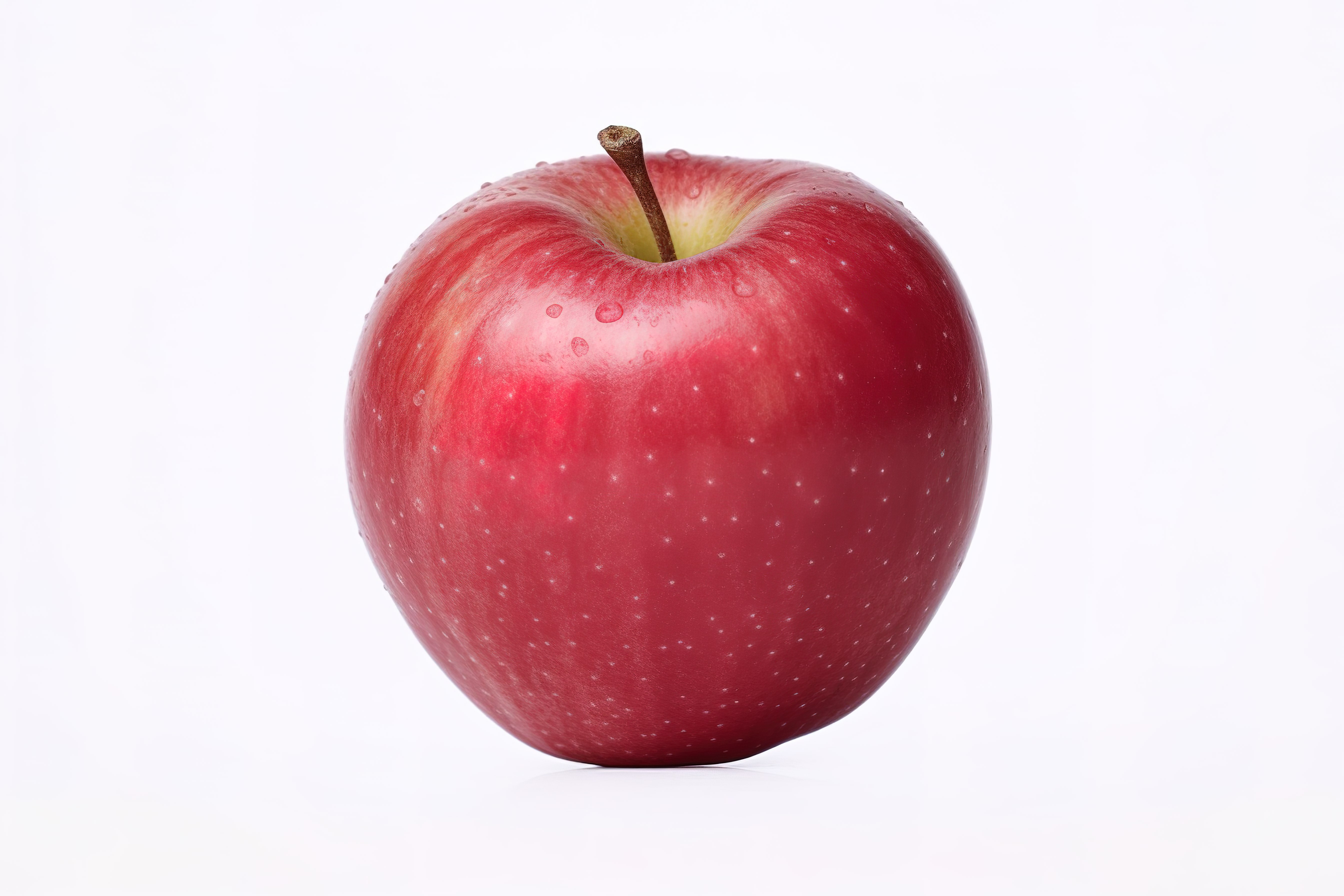 一个带核的苹果图片