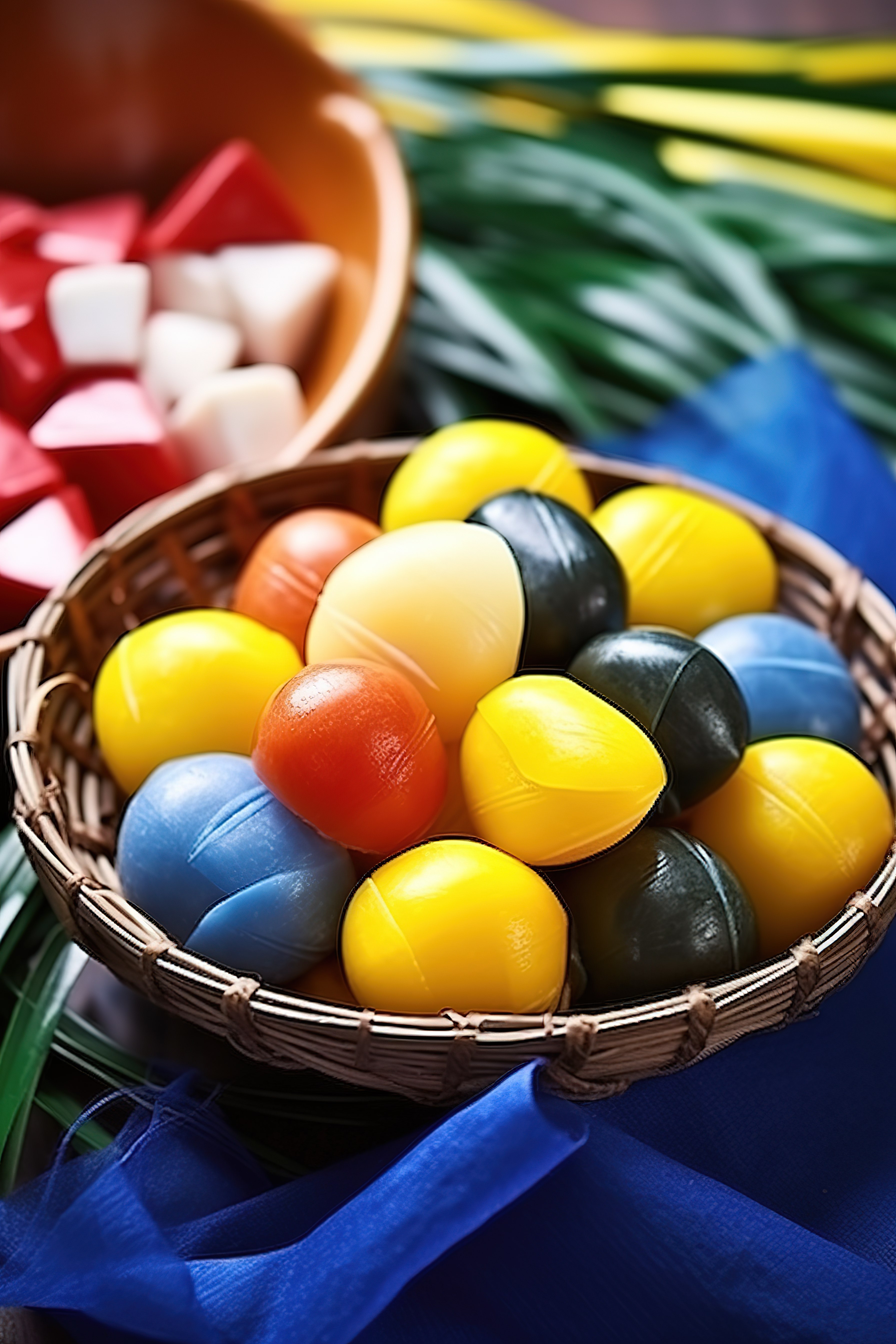 色彩缤纷的甜点是节日的一部分图片