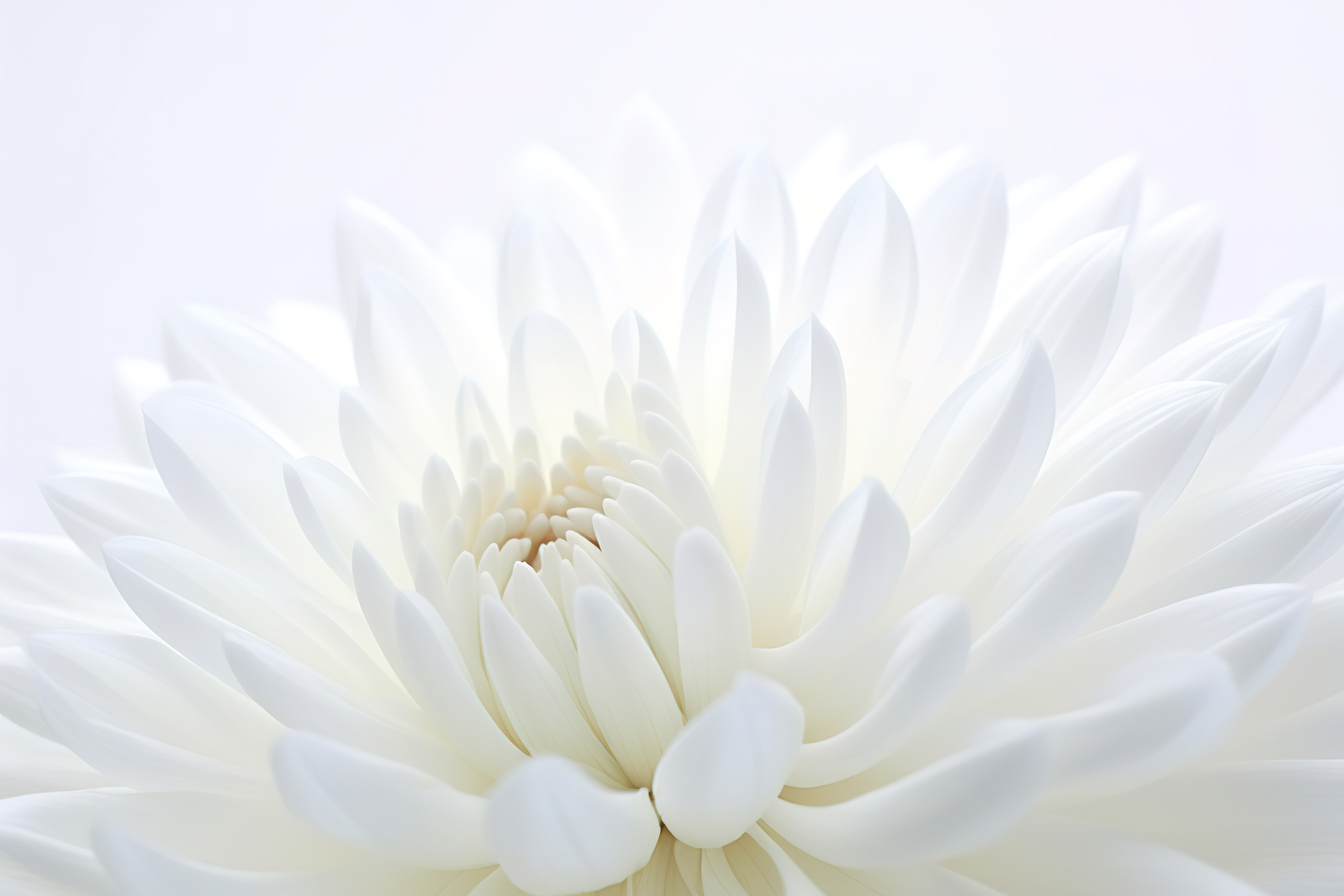 白色背景上一朵白花的图像图片