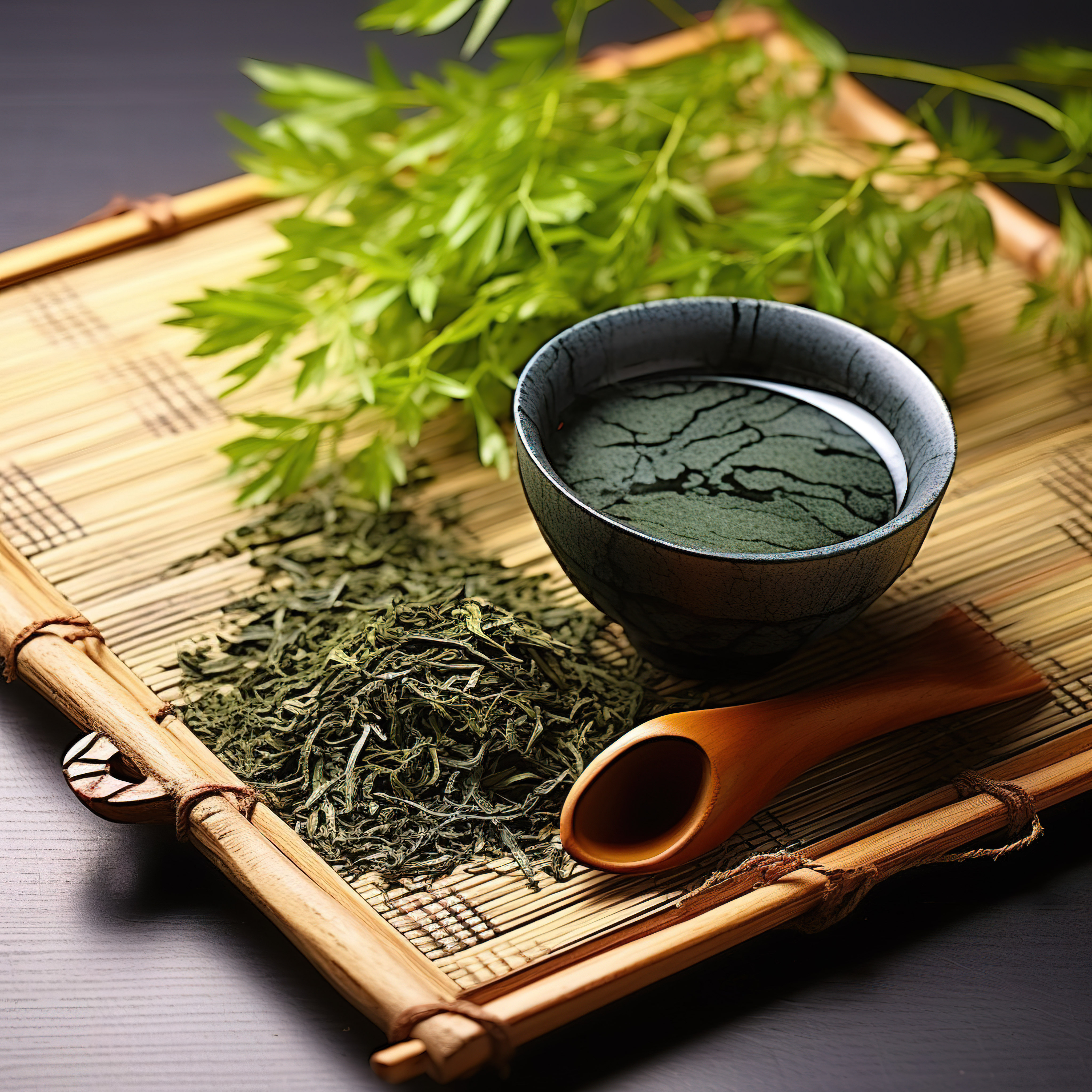 传统亚洲日本绿茶图片