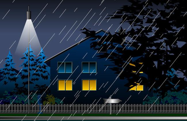 风雨交加声音音效