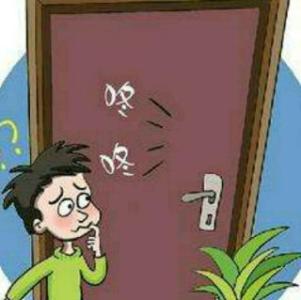 焦急的敲门声音效