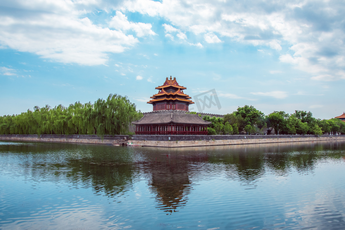 北京故宫角楼旅游风光摄影图图片