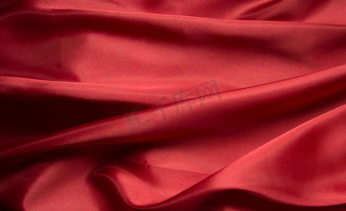 丝绸缎红色背景图片