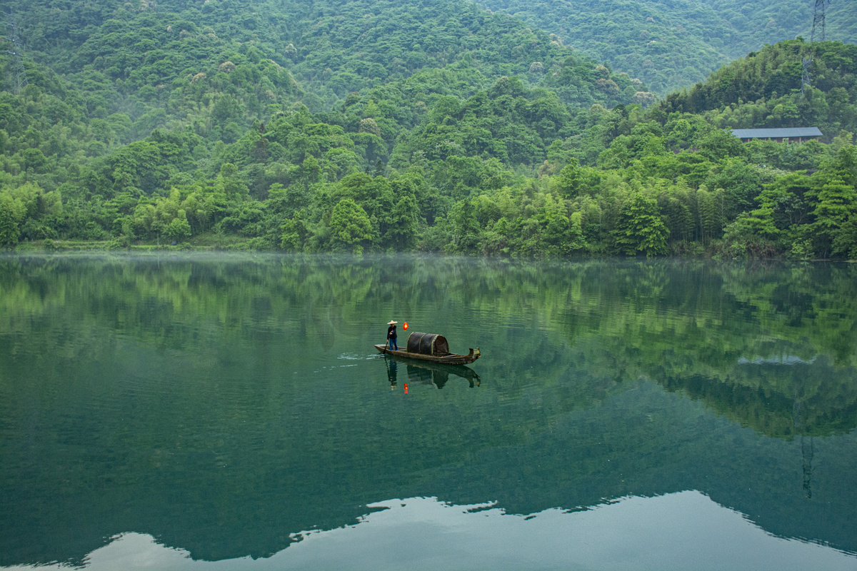 郴州小东江夏天风景山川河流湖南图片