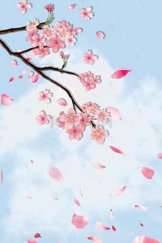 浪漫樱花节海报图片_浪漫樱花节海报素材-浪漫樱花节海报图片大全-千