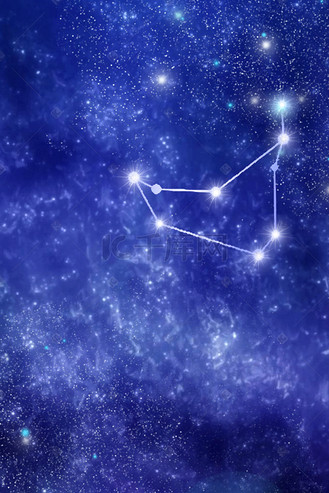摩羯座星座图标星空图片