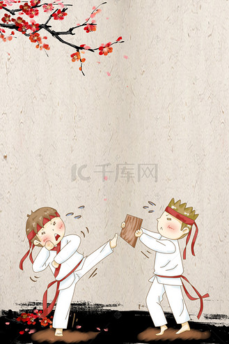 功夫水墨背景图片_功夫水墨背景设计图片素材大全-千库网