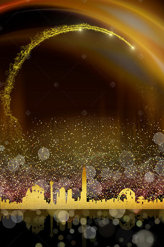 房地产商业活动折扣h5背景素材