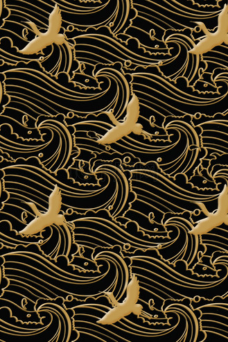 中国风祥云花纹底纹质感背景